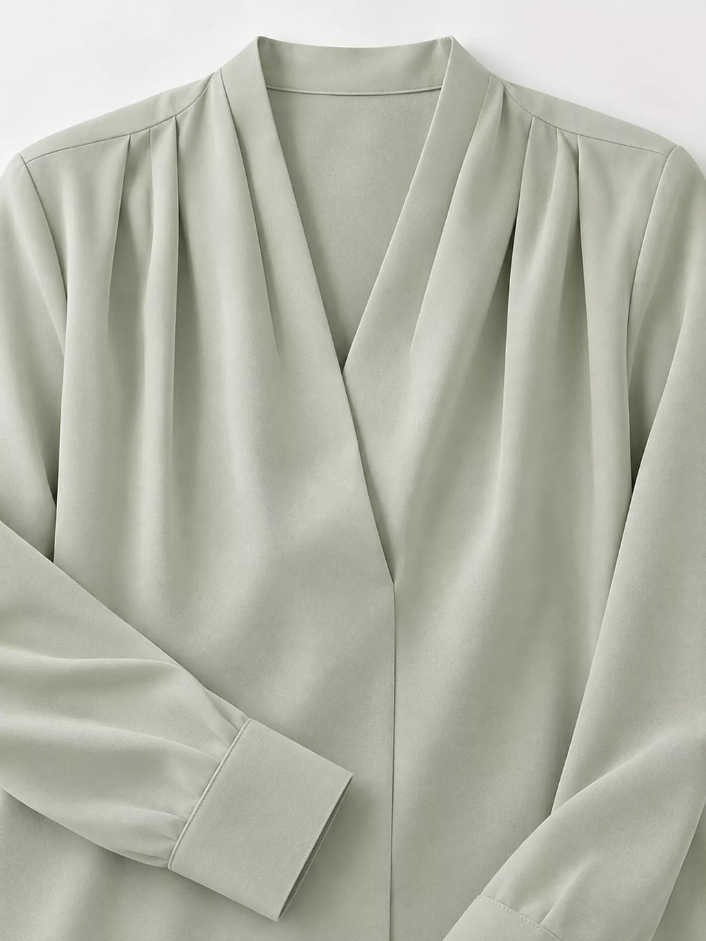 Long Sleeve Satin Blouse (13)