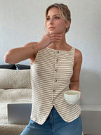 Button Down Striped Tank (14)