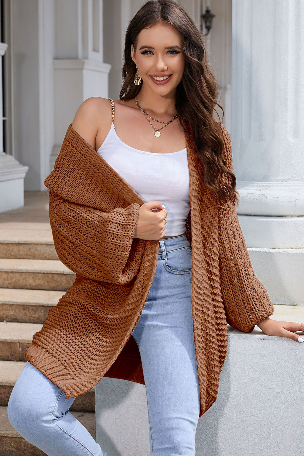 Open Front Longline Cardigan (24)