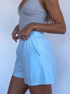 Elastic Waist Shorts (16)