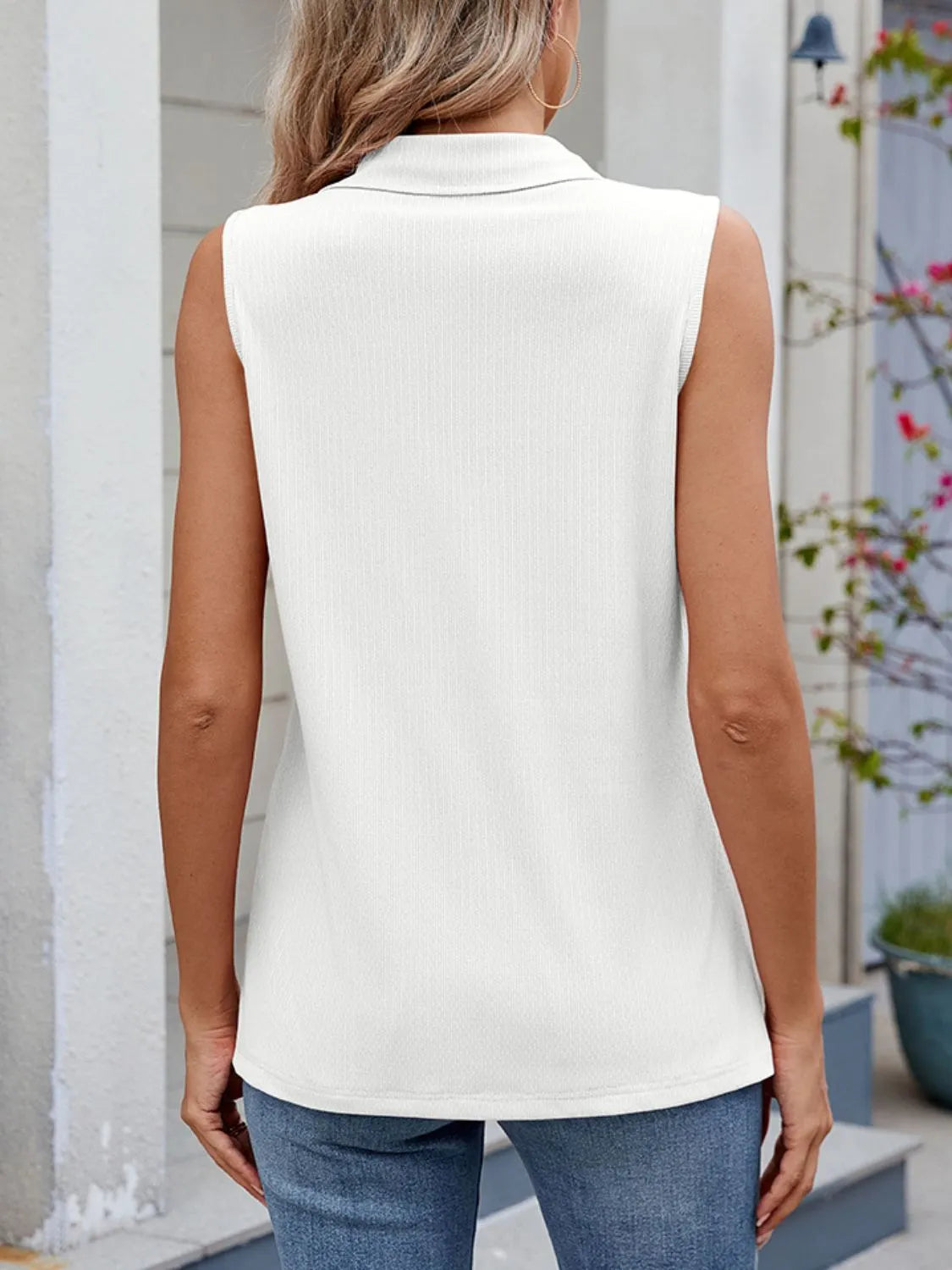 Quarter Zip Collared Tank (10)