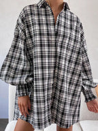 Plaid Lantern Sleeve Shirt (15)