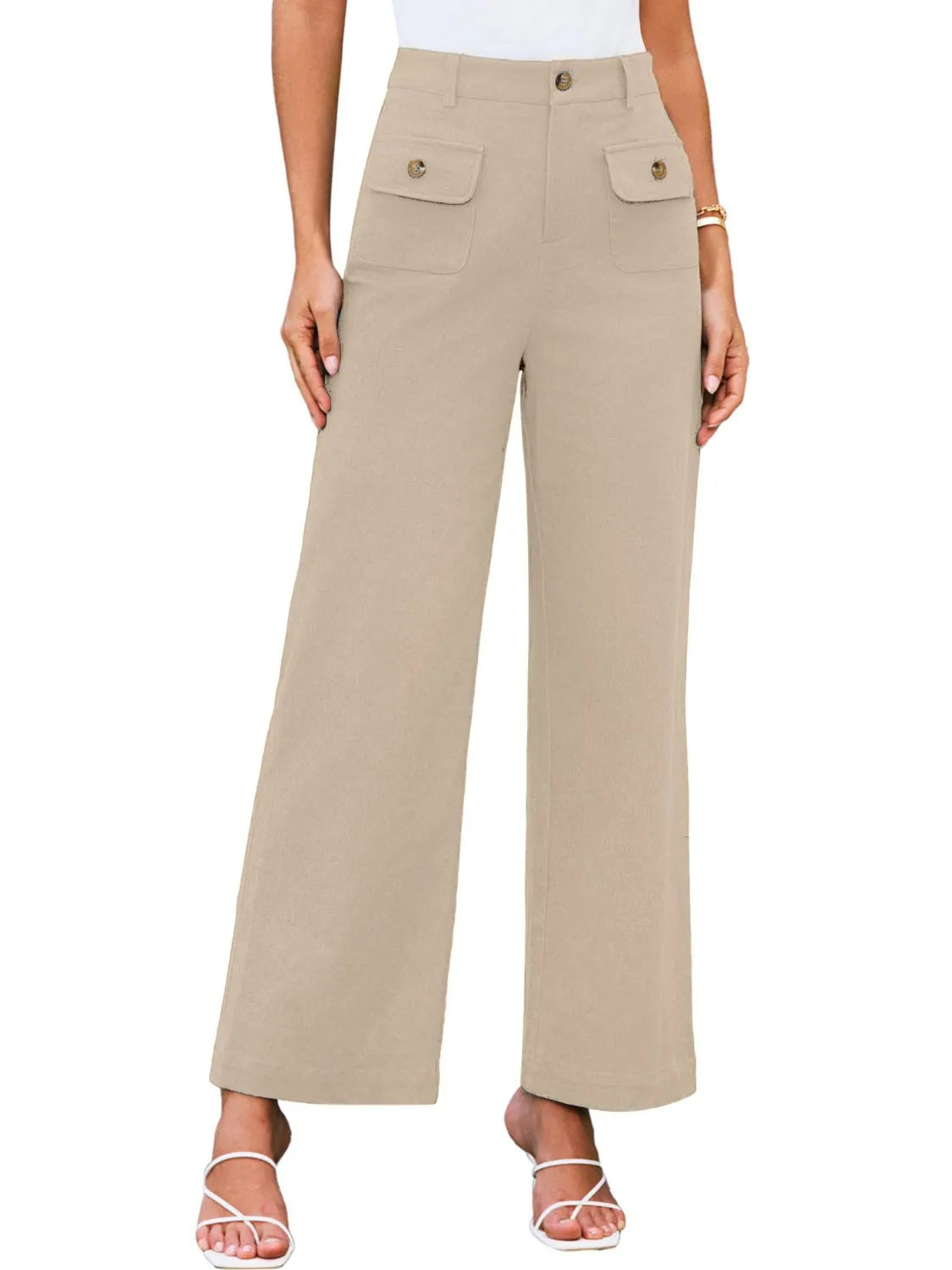 High Waist Wide Leg Pants (33)