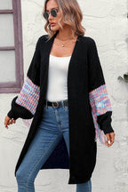 Fringe Sleeve Dropped Shoulder Cardigan (10)