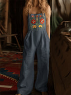 Floral Embroidered Wide Leg Jumpsuit (8)