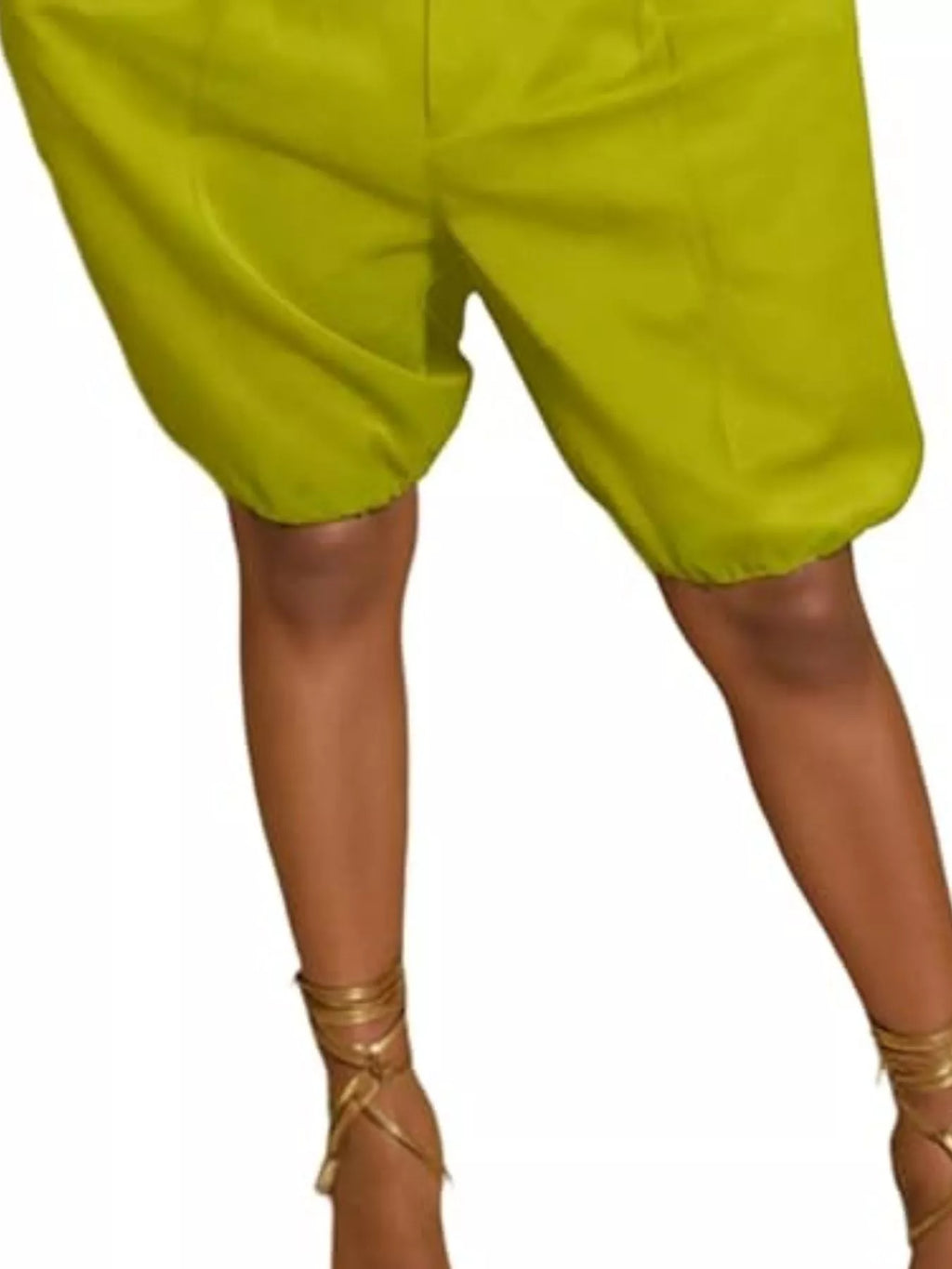 Pleated Detail High Waist Shorts (23)