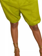 Pleated Detail High Waist Shorts (23)