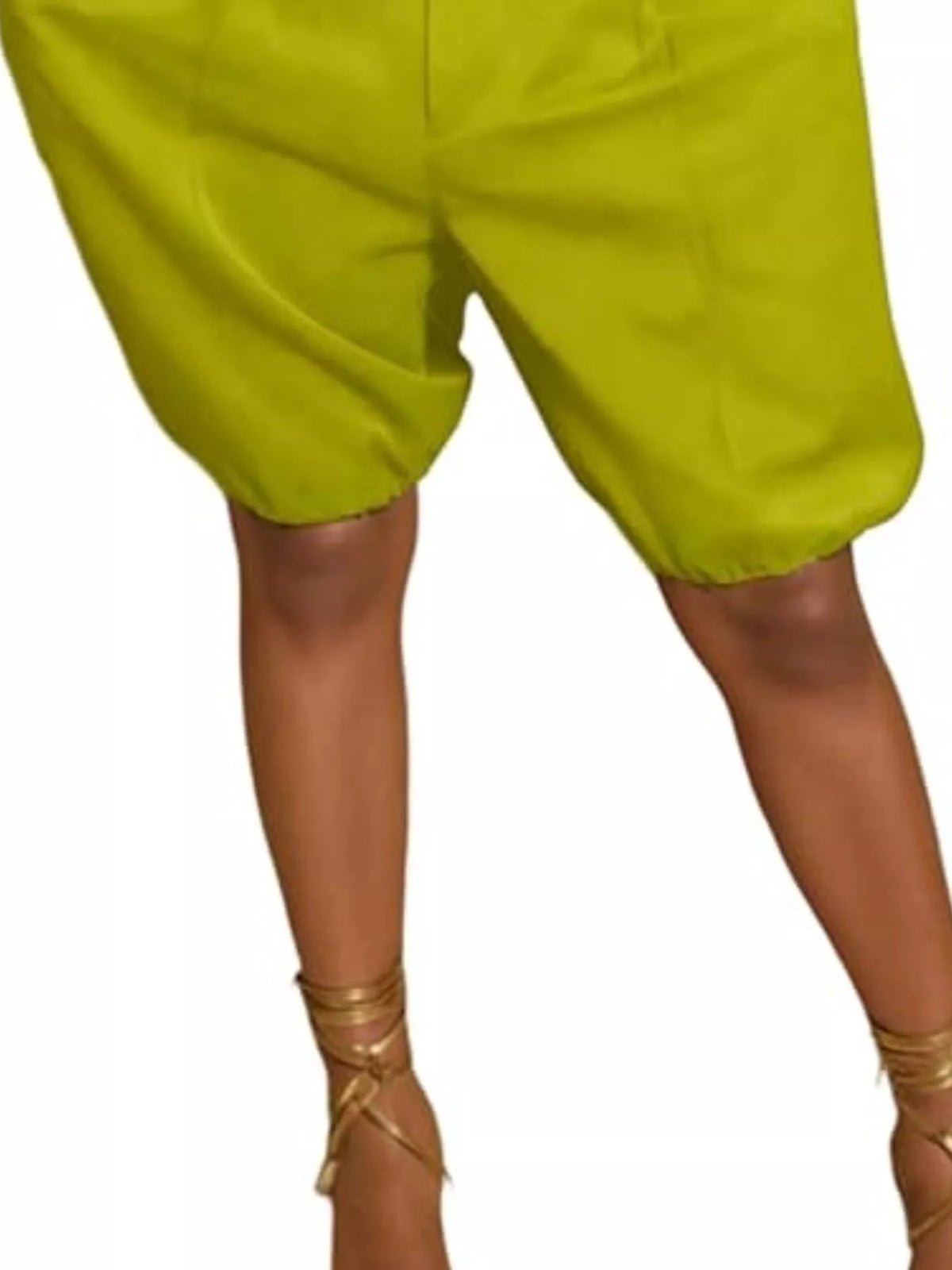 Pleated Detail High Waist Shorts (23)