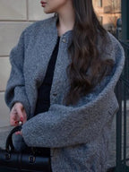 Full Size Snap Down Drop Shoulder Jacket (8)