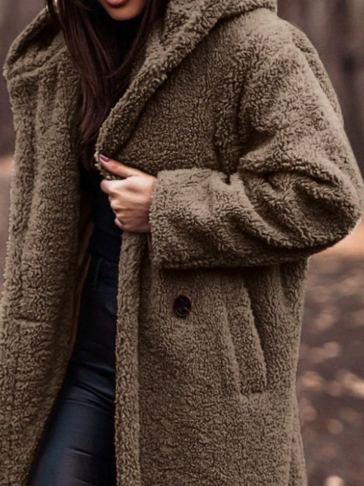 Teddy Bear Hooded Longline Outerwear (29)