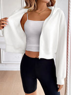 Zip Up Dropped Shoulder Hooded Jacket (3)
