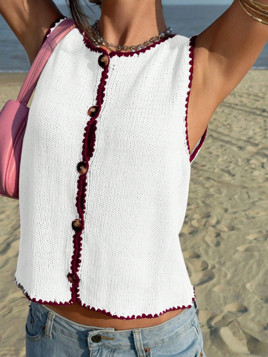 Button-down Sweater Vest (15)