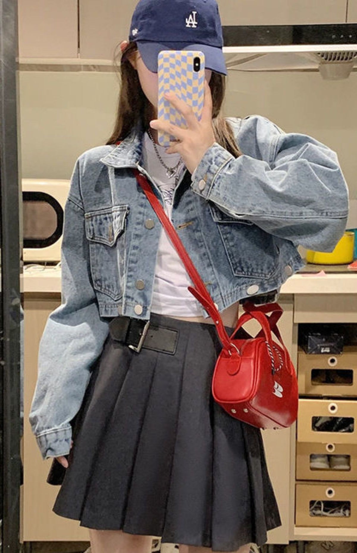 Vintage Denim Jacket Detachable Top photo 11
