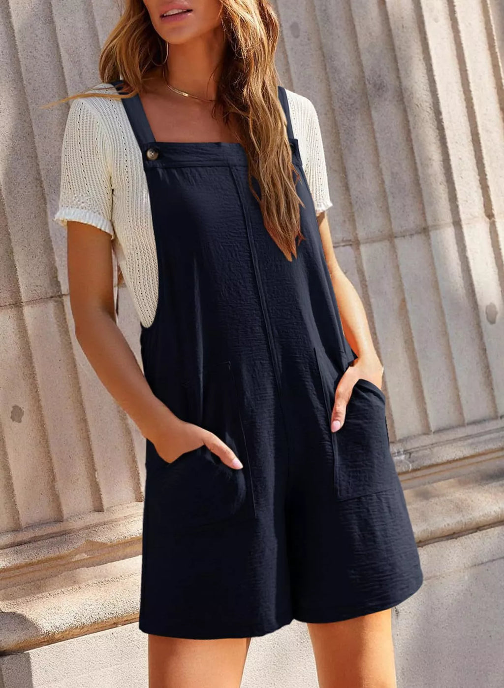 Casual Wide Strap Overalls (3)