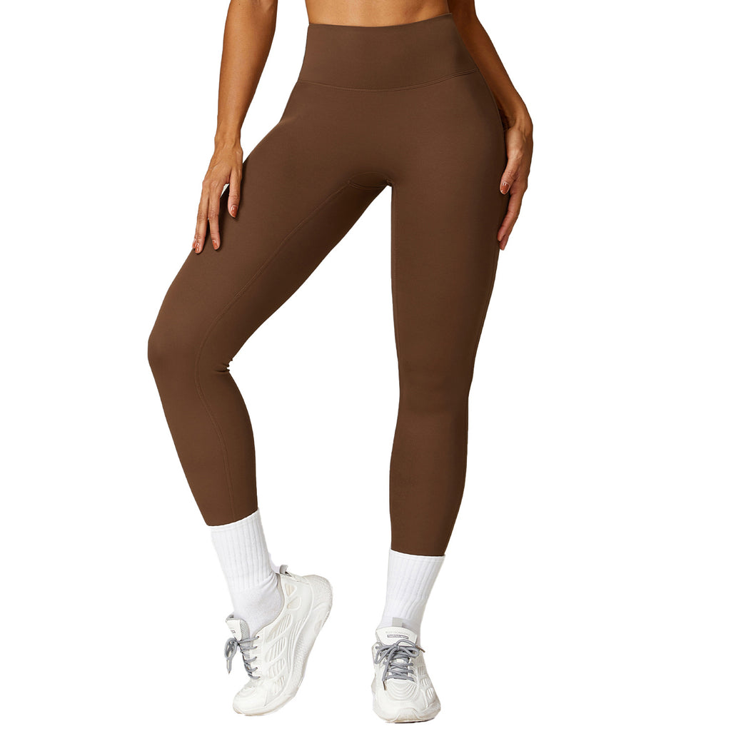 Quick-drying Nude Feel Hip Raise Yoga Pants Outdoor Leggings photo 4