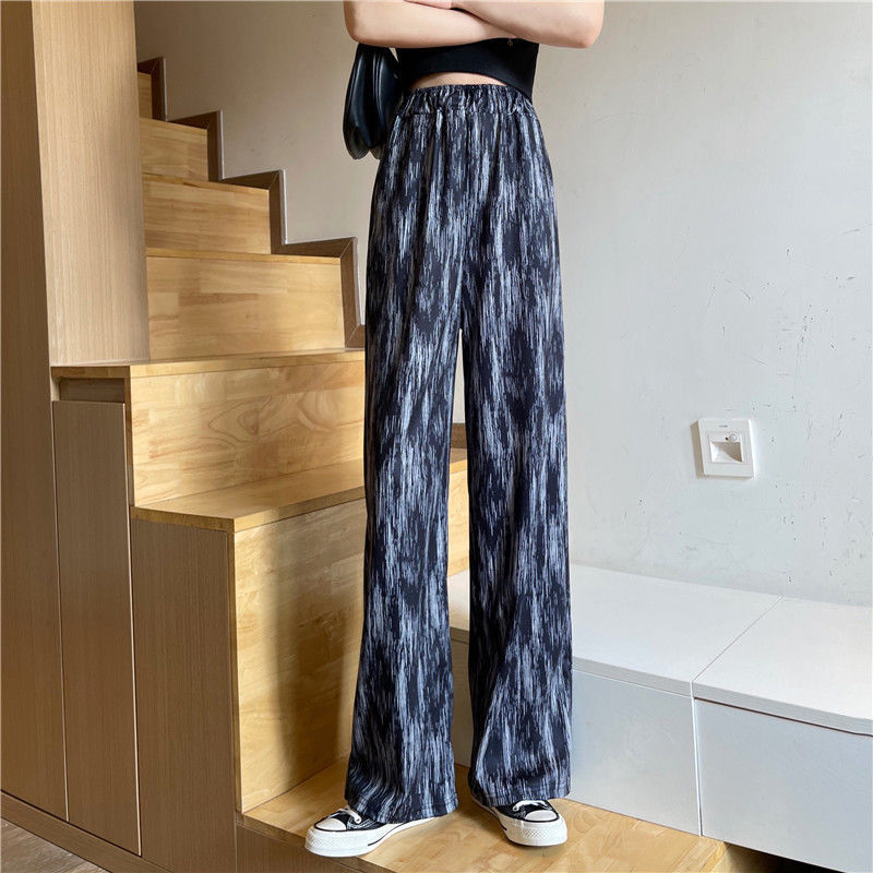 Plaid Wide Leg Pants Casual variant CJKT135150108HS
