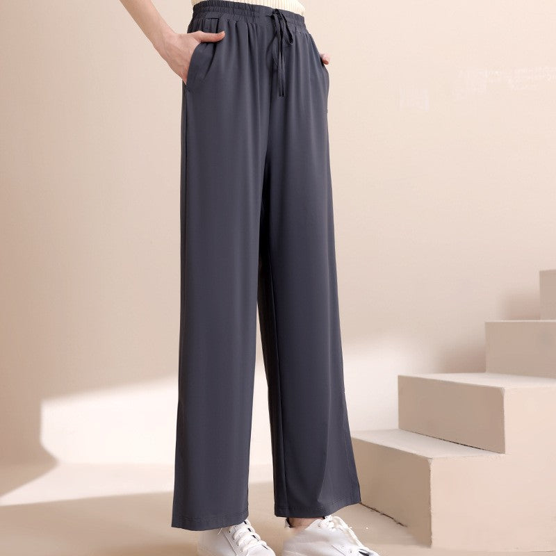 Sports Drape Baggy Pants Straight photo 1