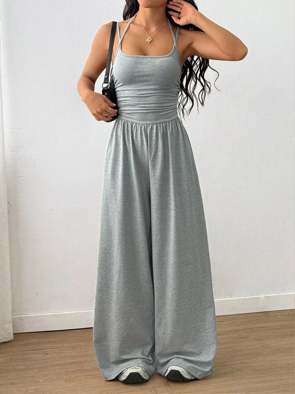 Spaghetti Strap Wide-leg Jumpsuit (11)
