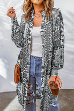 Printed Button Up Long Sleeve Cardigan (16)