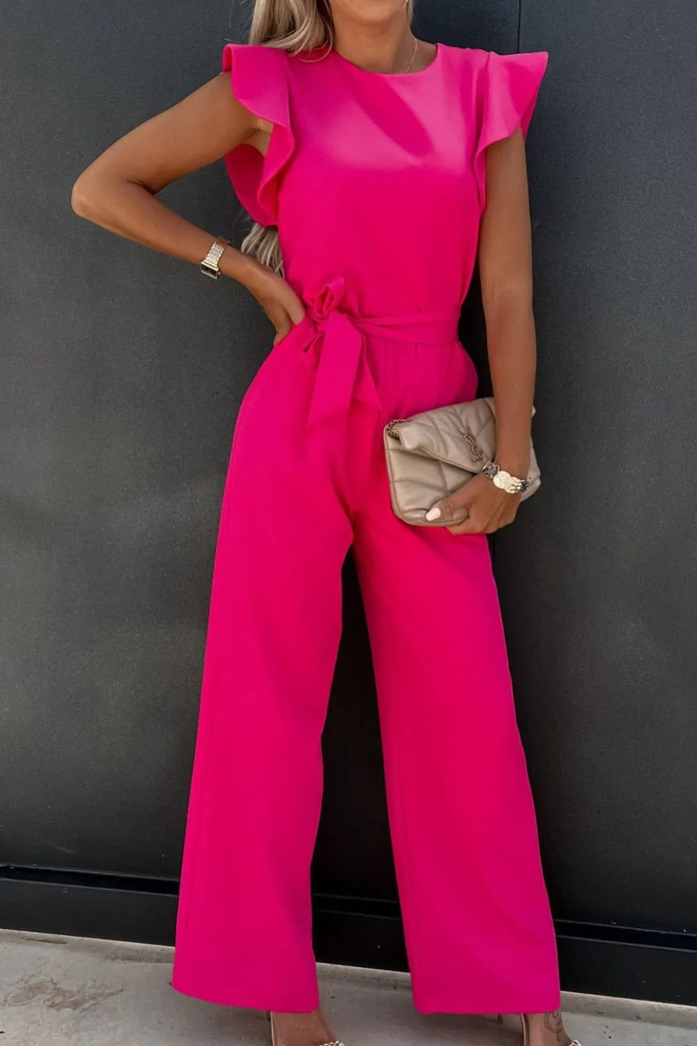 Round Neck Cap Sleeve Jumpsuit (12)