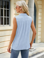 Textured Johnny Collar Tank (8)