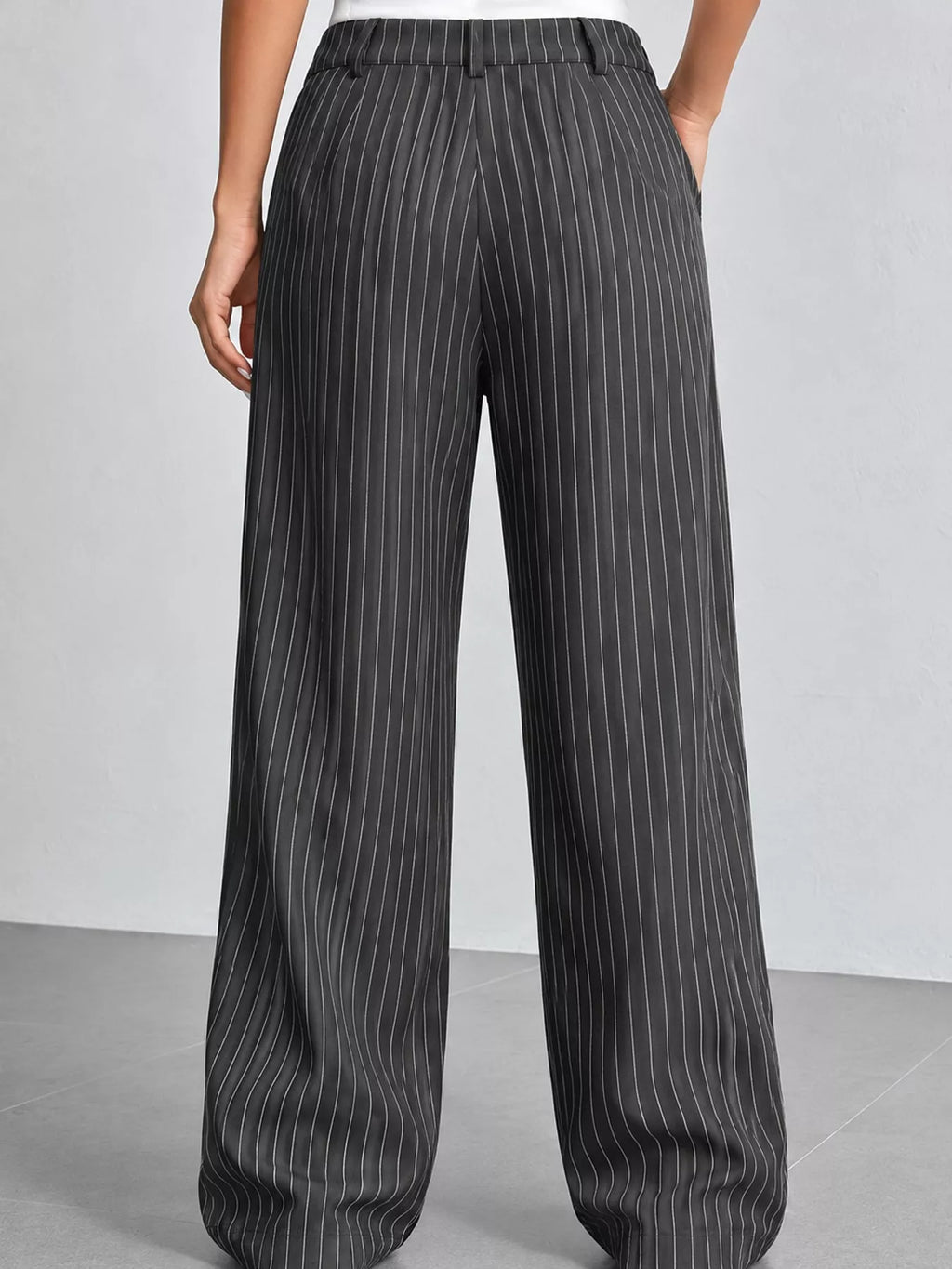 Striped Wide-leg Pants (15)