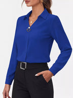 Long Sleeve Satin Blouse (30)