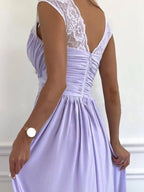 High Slit Lace Detail Maxi Dress (7)