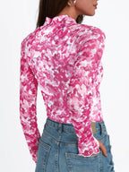 Floral Mock Neck Long Sleeve T-shirt (18)