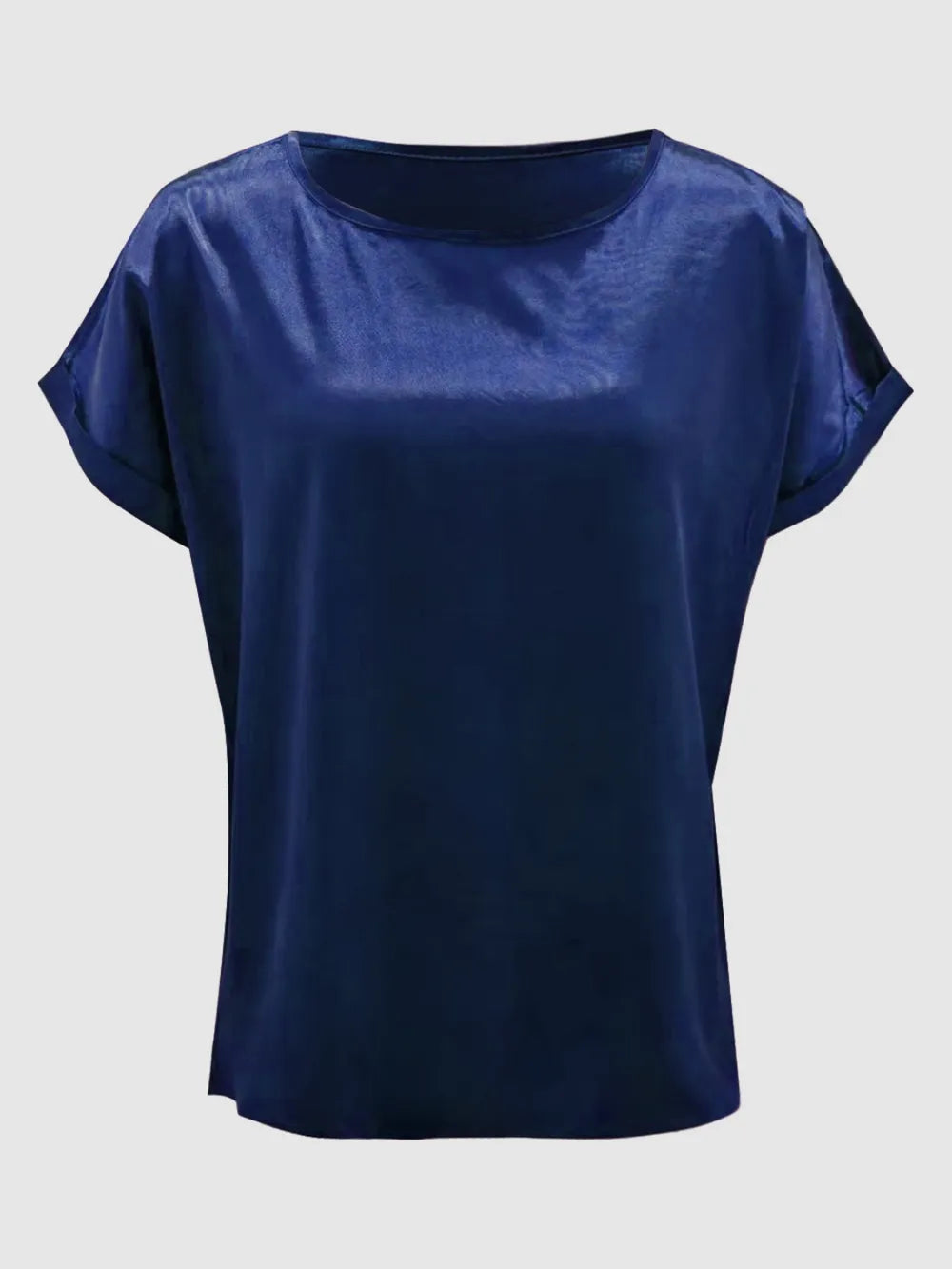 Round Neck Short Sleeve T-shirt (17)
