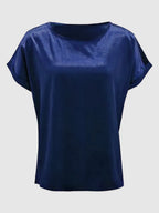 Round Neck Short Sleeve T-shirt (17)