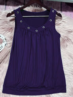 Eyelet Detail Ruched Tank (12)