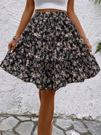 Floral Print Midi Skirt (14)