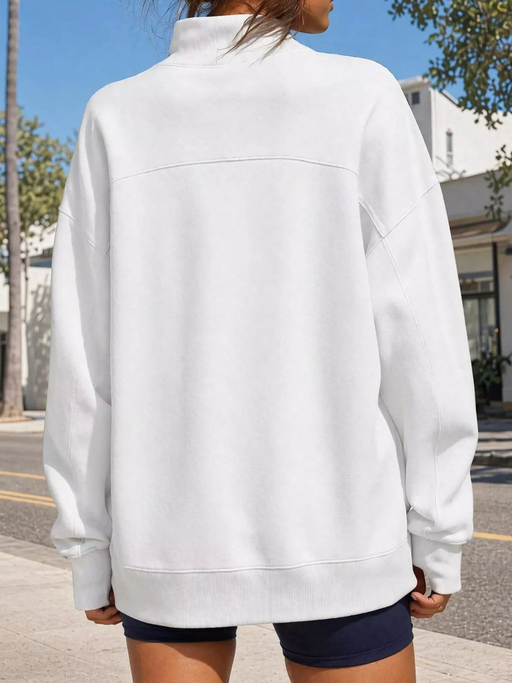 Mock Neck Oversized Sweatshirt (6)