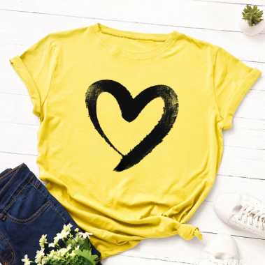 T-shirt Bottoming Shirt variant CJNSSYCS03694-Yellow-S|CJNSSYCS03694-Yellow-3XL|CJNSSYCS03694-Yellow-XXL|CJNSSYCS03694-Yellow-XL|CJNSSYCS03694-Yellow-L|CJNSSYCS03694-Yellow-M