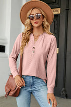 Notched Long Sleeve T-shirt (14)