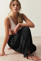 Drawstring Ruched Pants (4)