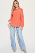 Full Size Ribbed Round Neck Long Sleeve T-shirt (18)