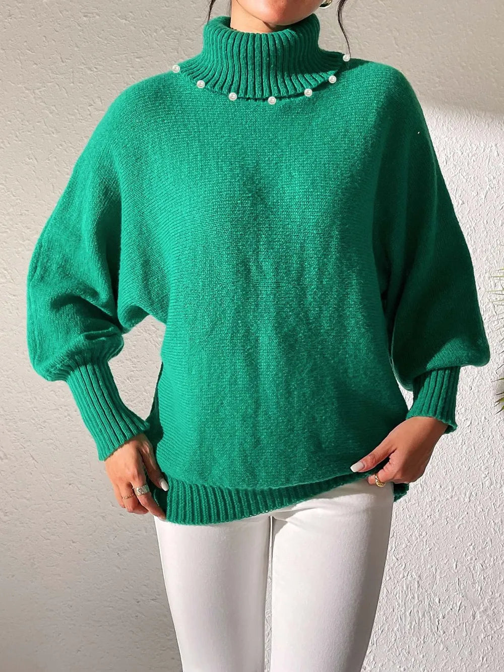 Turtleneck Long Sleeve Sweater (15)
