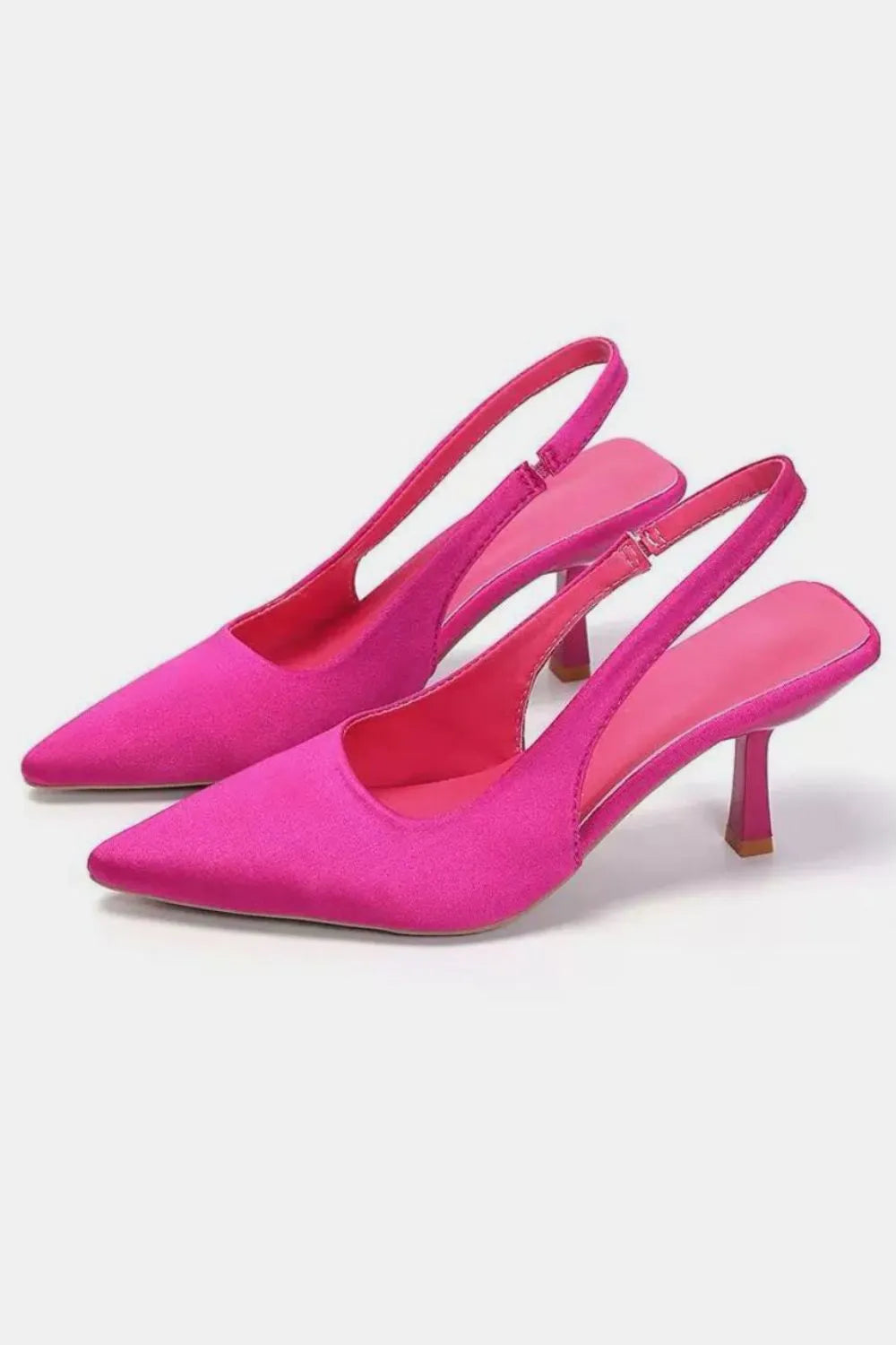 Pu Leather Point Toe Pumps (3)