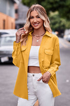 Dropped Shoulder Longline Shirt Pockets (15)