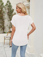Round Neck Short Sleeve T-shirt (7)