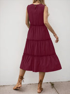 Frill Tiered Midi Dress (22)