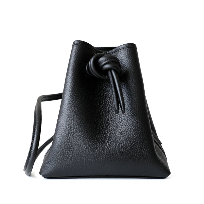 Cowhide Shoulder Bag variant CJBHNSNS14809-Black