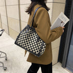 Contrast Tote Bag Checkerboard photo 4