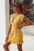 V-neck Rayon Dress photo 4