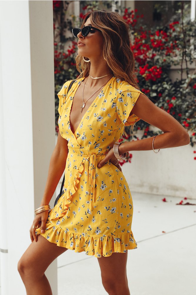 V-neck Rayon Dress photo 4