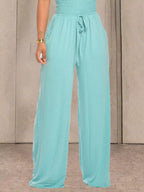 Strapless Smocked Wide-leg Jumpsuit (9)