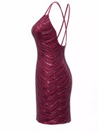Sleeveless Sequin Embellished Bodycon Mini Cami Dress (13)
