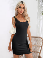 Scoop Neck Sleeveless Bodycon Dress (6)